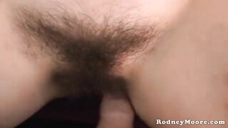 A neighbor with a hairy muff had been longing to get intimate