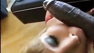 Supple guys fucked by two huge black cocks in a threesome