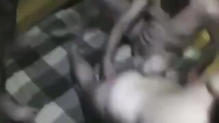 A husband allowed her friend to fuck his wife, what a brave guy