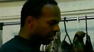 Black men enjoying each other with their huge cocks