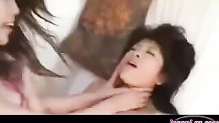 Beautiful Korean woman gets her pussy pounded by a guy’s cock