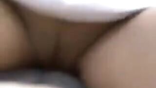 A nice woman is getting fucked outdoors and getting juices on her face