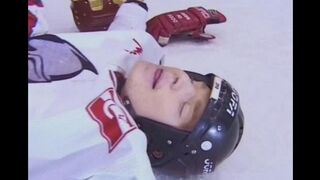 The hockey player was given to the fan for anal sex in the stadium