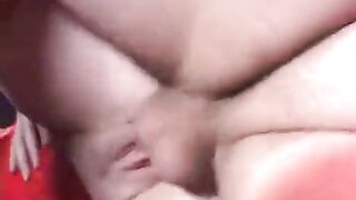 Girl with tied hands is being roughly fucked
