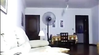 In the evening, as always, they decided to engage in passionate activity on the couch