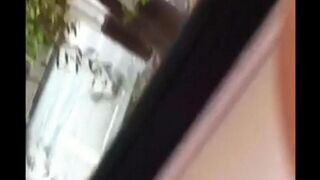 A guy came out of the house and began to shake his hips