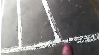 A guy came out of the house and began to shake his hips