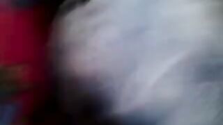 A guy is masturbating on a bus and a hot girl rubs his dick