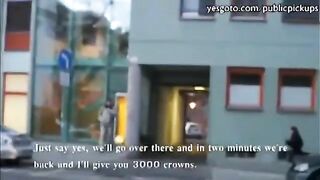 A friend led to a stranger and made a blowjob, just like a fan’s wildest dream
