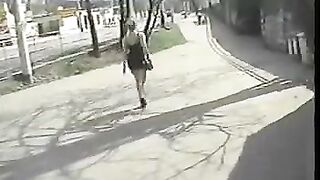 An old man fucked in a foursome with a young girl