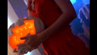 Student party turns into a Halloween orgy with sexy costumes and much more