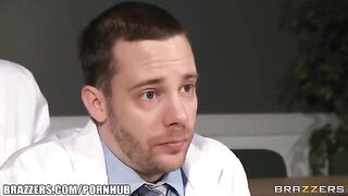 A girl came to the doctor for a practice session in his office