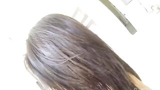 First-person sex with a young brunette is always exciting