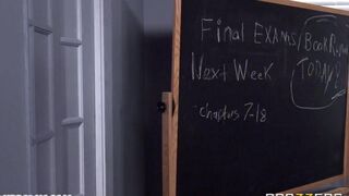 A student gets fucked by her teacher in a steamy class encounter