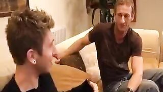 A sister poses naked, and her brother takes it all off in a steamy eporn scene
