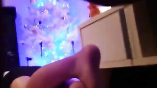 Got drunk and masturbating on the floor, with a kinky twist