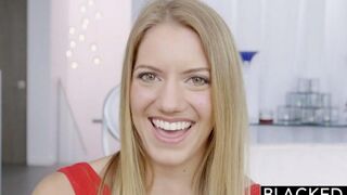 Blonde beauty takes a BBC in her holes