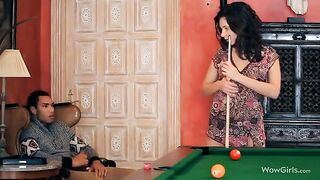A man brought to the girl a long-awaited pleasure, making cunnilingus
