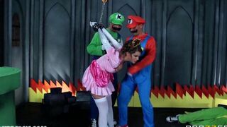 Bunch of wet pussies gets stuffed with a cock in an intense sex performance