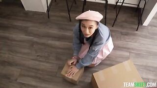 Today you are my slave, Asian teen in rough action