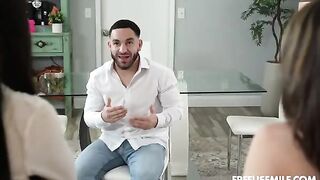 Also, or something to become a call boy!; A girl is training to become a porn star
