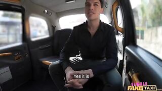 The taxi driver and passenger get intimate in a parallel universe