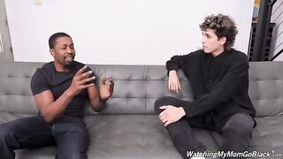 My mom went black, and I had to watch it all