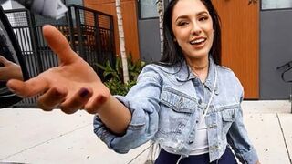 Babe Selena fucks for money with a stranger