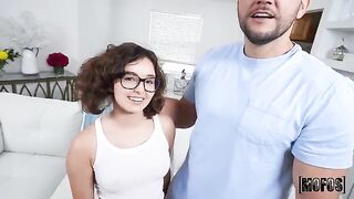 Leana’s feet don’t touch the ground in this hot scene