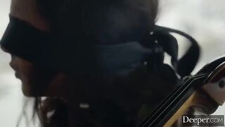 The boss fucks his secretary on the office table