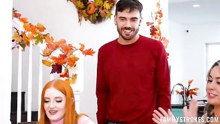 A Thanksgiving Tie Breaker - awesome FFM threesome action