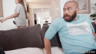 A man fucked his girlfriend and made a creampie in her