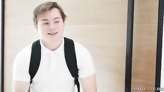 A cute girl has sex with her boyfriend and he fucks every inch
