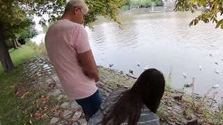 Beavers and creampie for feeding duck to cute Serina Gomez – Part 1