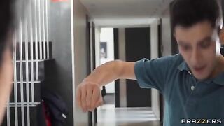 A hot girl has an imaginary friend with whom she is fucking