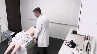 The doctor checked the baby and began to treat her with sex