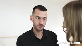 A hot dance teacher gets her students horny with sexy moves