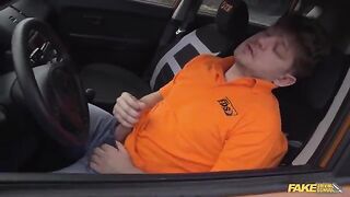 Revenge for the guy who was a bad driver, in his car