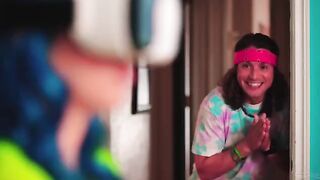 Sex games on the bed with a realistic twist