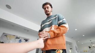 Guy with two cocks fucked two girls in role play