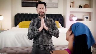 Pervert stepdad fucked Kira Noir after yoga, showcasing her stunning physique