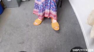 A repeat offender gets caught shoplifting in a surprising scenario