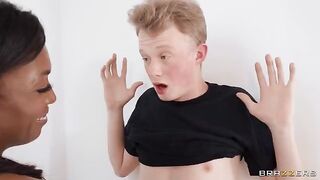 Prankster ended up with a sandwich made of pussy, right on the bed