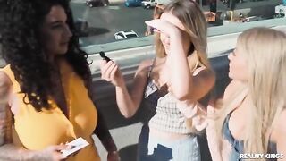 A sexy strip show from three hot girls who love each other very much