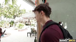 The stepson watched the series with his stepmother and then she fucked him