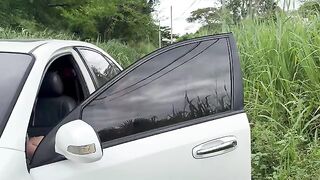 A blonde just went out and got fucked in the forest