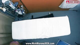 Horny masseur caresses 19-year-old girl’s body and gets his reward