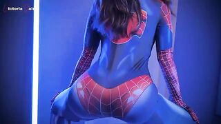 First time with latex cosplay, let’s try anal sex with a big ass Latina