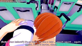 Deku fucks Ochaco in an intense scene