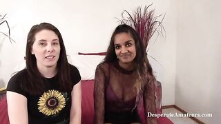 Kama Sutra casting with desperate amateurs who are willing to try anything for money